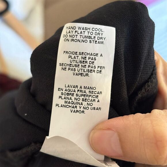 Karen Kane Women's L Burgundy Lace Off-The-Shoulder Knee Dress Party/Cocktail - Picture 6 of 6